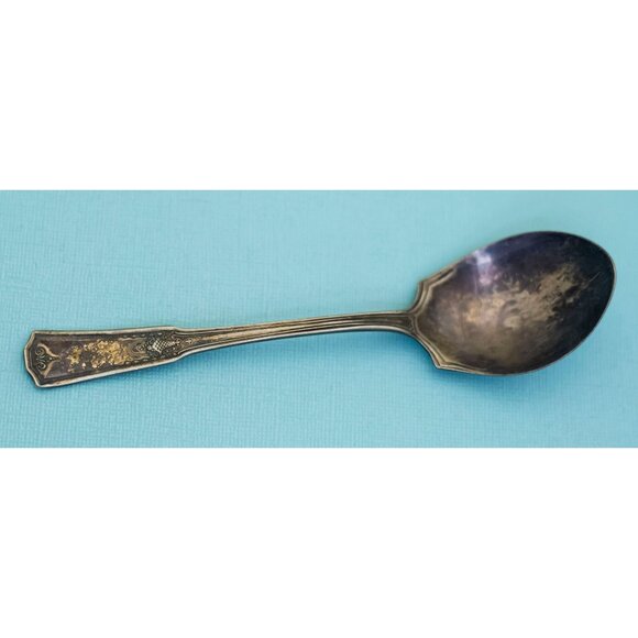 Vintage Gold Tone Intricate Spoon by Stratford Plate Special - E37 - Picture 2 of 4